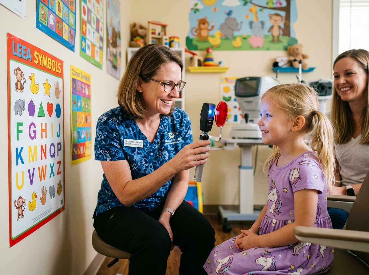 Child-Friendly Pediatric Eye Examination