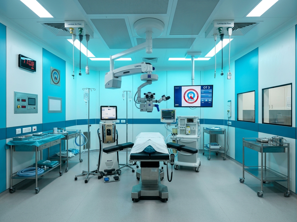 NABH Certified Sterile Eye Operation Theatre